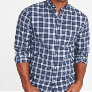 Men’s Slim-Fit Everyday Plaid Shirt